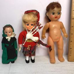 Lot of 3 Vintage Dolls