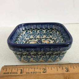 Hand Made Square Dish - Made in Poland