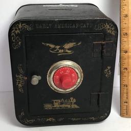 Vintage Combination Safe Bank with Combination