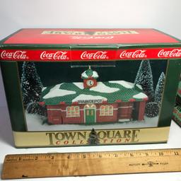 1992 Coca-Cola Town Square Collection “Train Depot” in Box