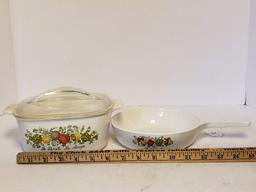 Lot of Corning Ware w/Spice of Life Pattern