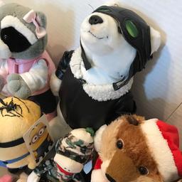 Large Lot of Misc Plush Animals & Toys