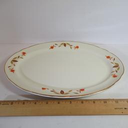 Hall Jewel Tea "Autumn Leaf" Large Oval Platter