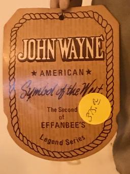 1981 John Wayne American Symbol of the West Effanbee’s Legend Series Collectible Doll on Stand w/Tag