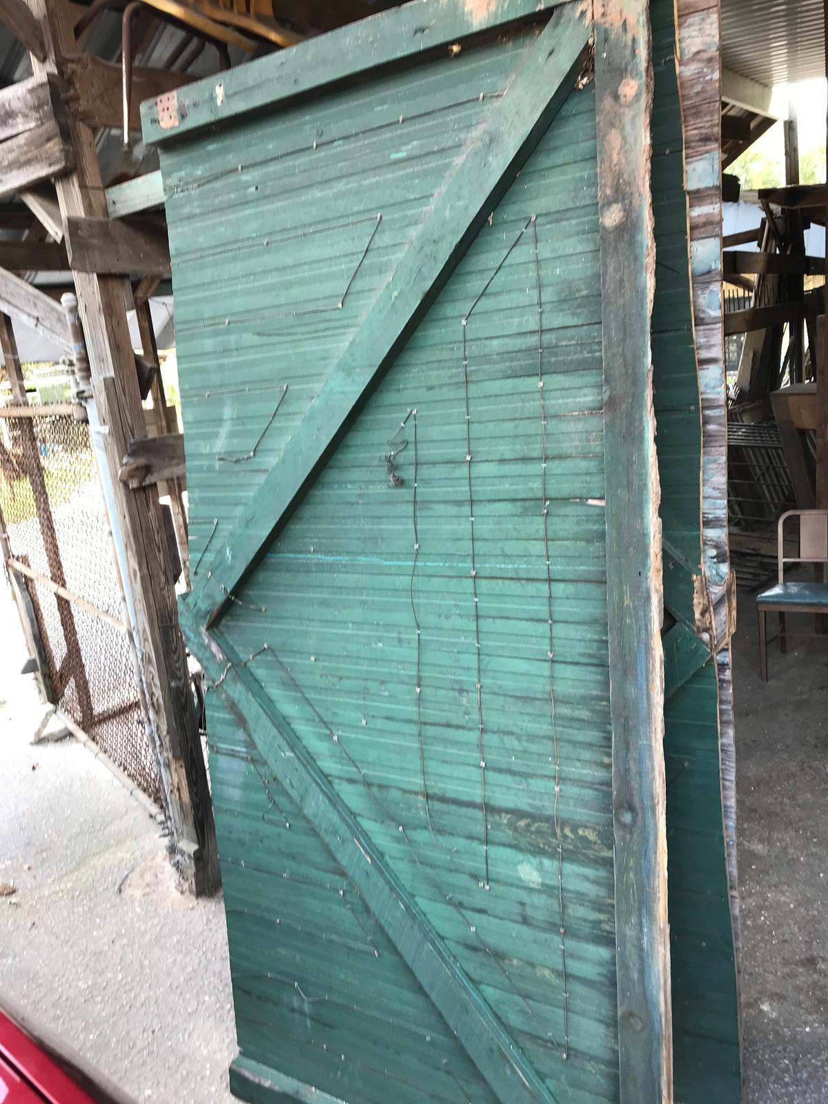 Hard to Find Old Warehouse Sliding Wood Barn Style Door