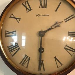 Vintage Wooden 8 Day Wall Clock by Herschede Model No. 160