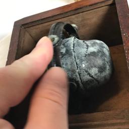 Vintage Nautical Compass in Wooden Dove-Tailed Box