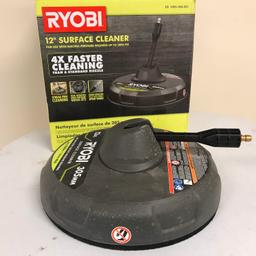 Ryobi 12” Surface Cleaner For Use with Electric Pressure Washers