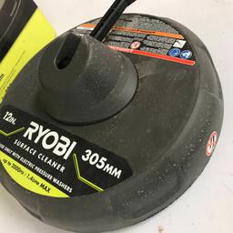 Ryobi 12” Surface Cleaner For Use with Electric Pressure Washers