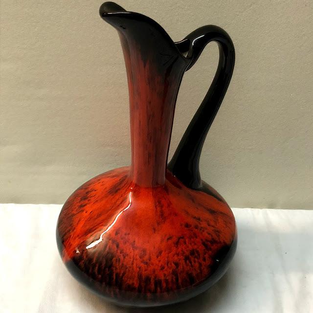 Two Toned Pottery Ewer
