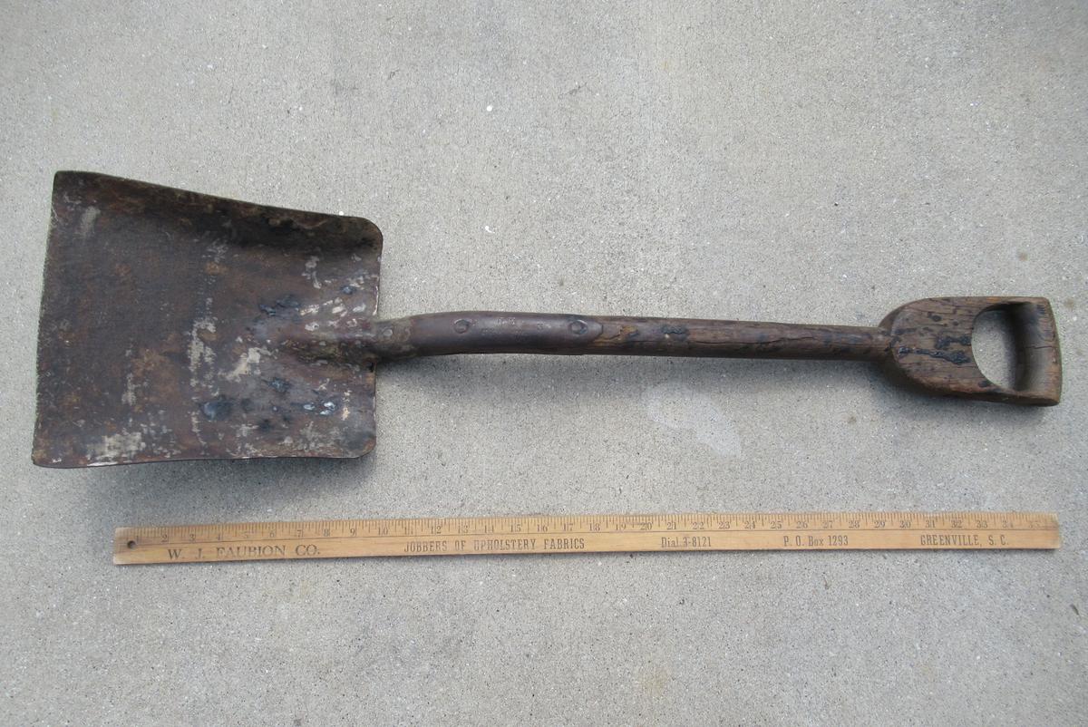 Railroad Coal Stoker Shovel by Crucible Steel Co. Solvay NY