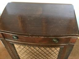 Vintage Wooden Stereo Cabinet - Empty