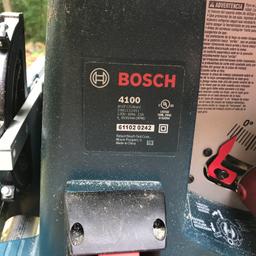 Bosch 4100 Table Saw on Rolling Stand TS3000 - Works! Hardly Used!