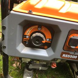 Generac RS5500 Powerdial 5500 Watt Generator - NEVER USED - Never Had Fuel in It