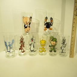 8 Looney Tunes Warner Bros. Pepsi Glasses