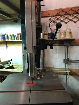 Delta 14” Band Saw with Stand Mod 28.276 - Works - On Rolling Dolly