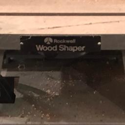 Rockwell Wood Shaper on Stand and Rolling Dolly - Works