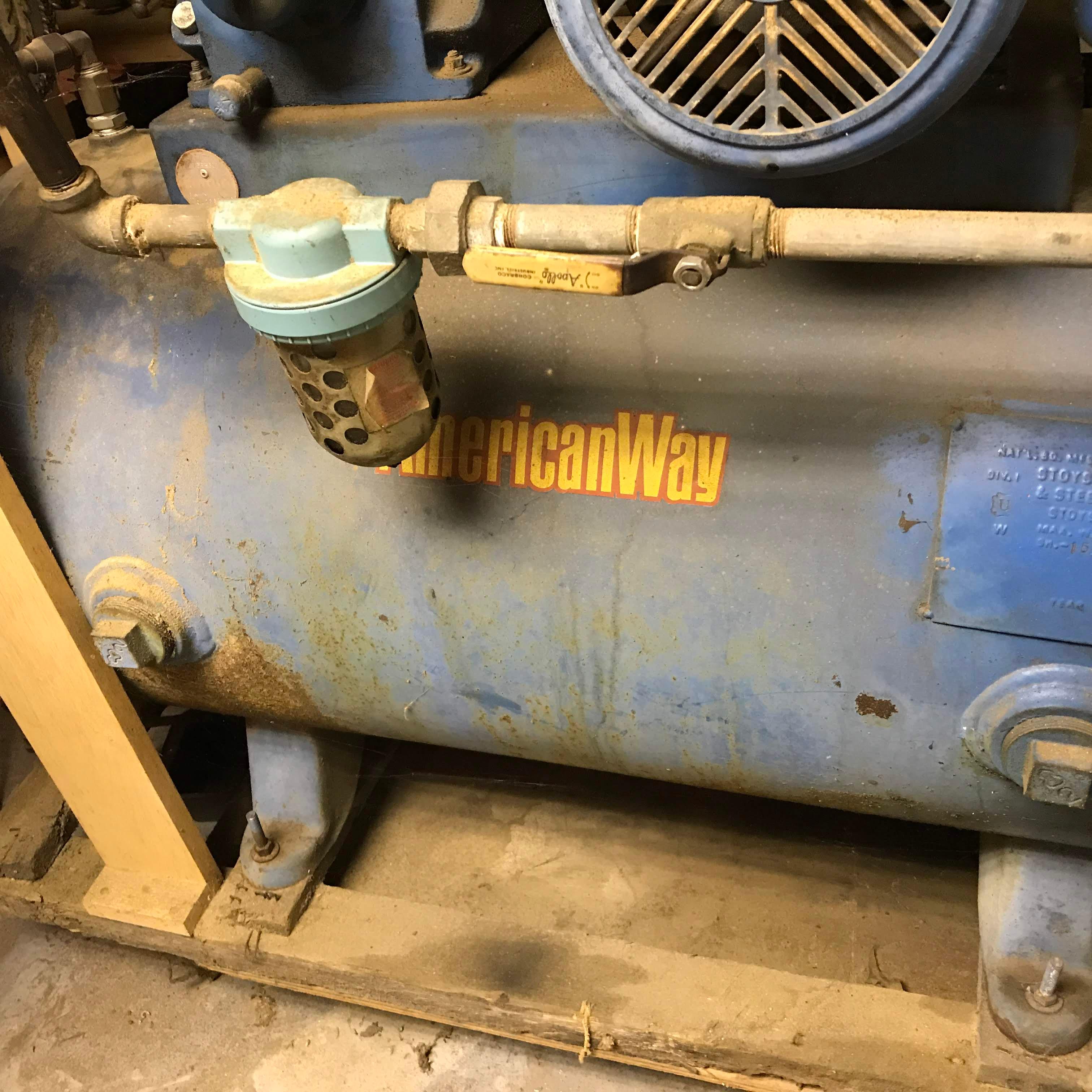 American Way Single Phase Air Compressor - Works!