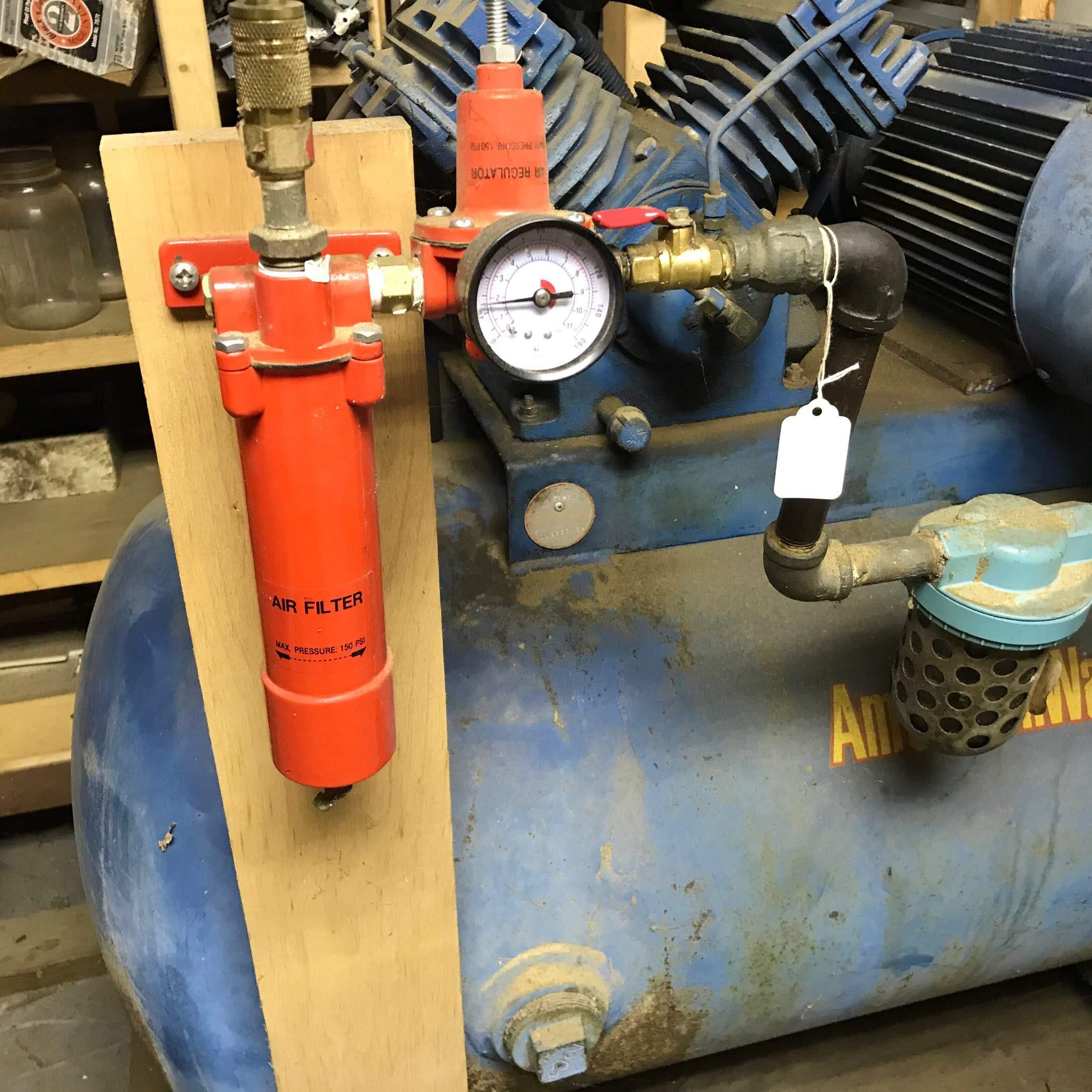 American Way Single Phase Air Compressor - Works!
