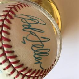 Bob Feller, Early Wynn & Bob Lemon Signed Rawlings Official MLB Baseball Authenticated by JSA