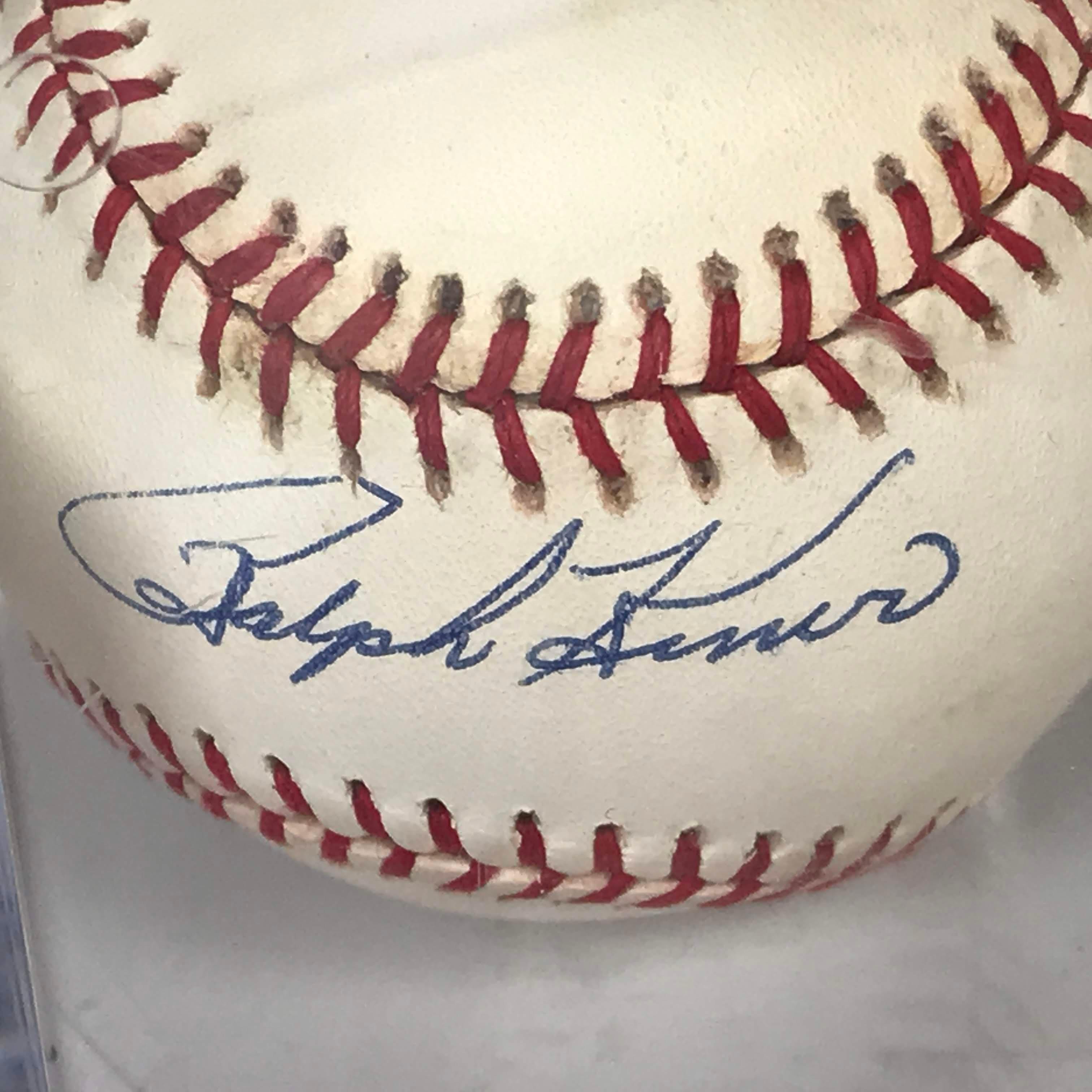 Ralph Kiner Signed Rawlings Official MLB Baseball Authenticated by JSA