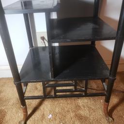 Vintage Mid Century Pagoda Style Side Table