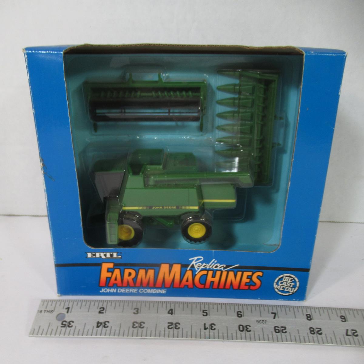 John Deere Farm Combine 1/16 Scale Die Cast Toy by ERTL - New in Box