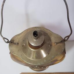 Vintage Brass Anchor Music Box Lantern