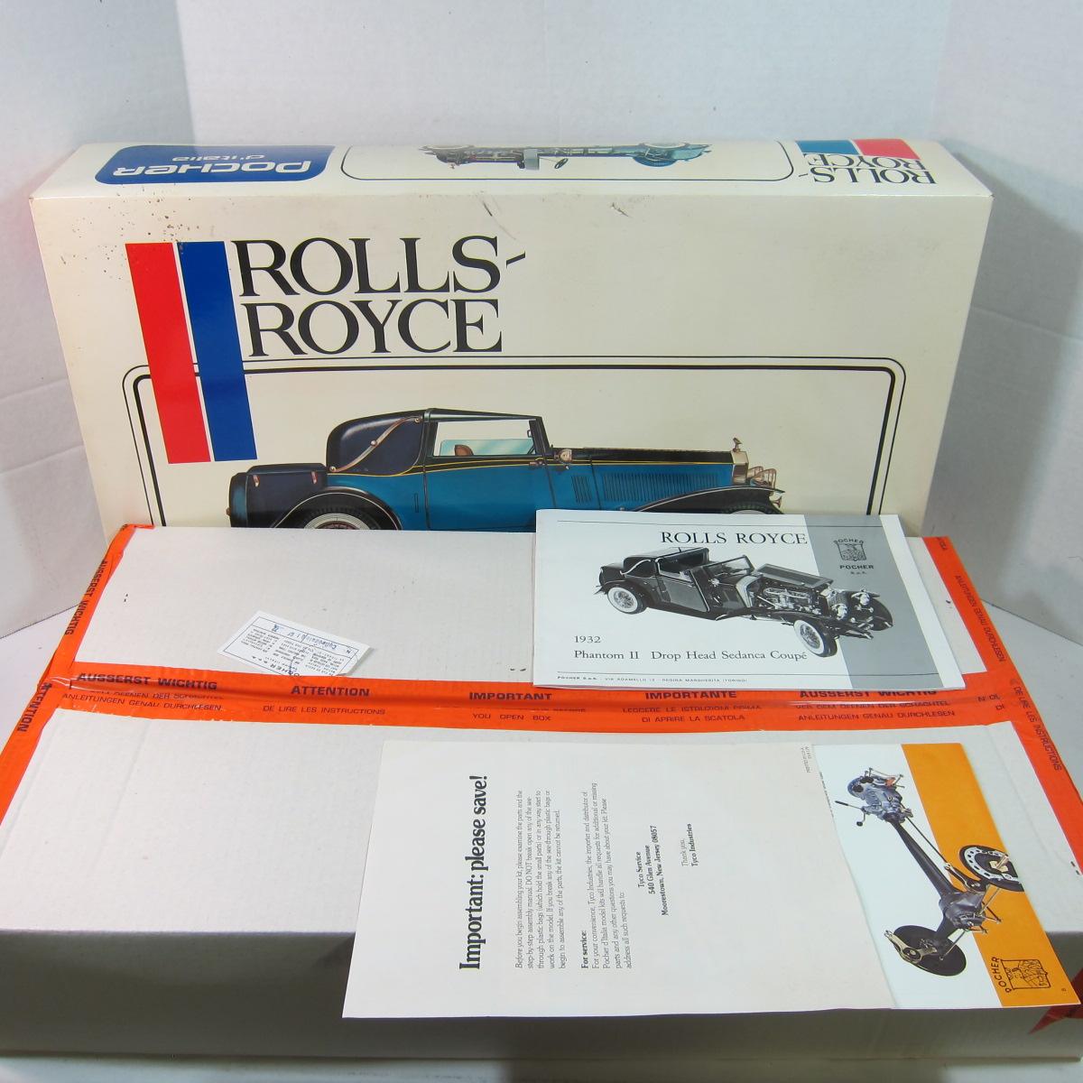 Rolls Royce Phantom II Drophead Sedanca Coupe New Old Stock Unopened Box