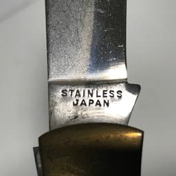 Pair of Vintage Pocket Knives - Large is Japan & Small is Pakistan