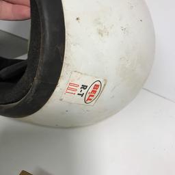 Vintage White Helmet by Bell Size 7-1/4