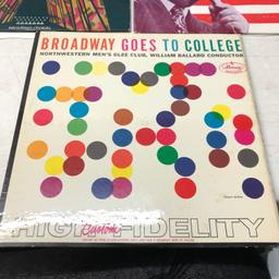 Broadway Goes to College by William Ballard and More Record Albums Lot of 5