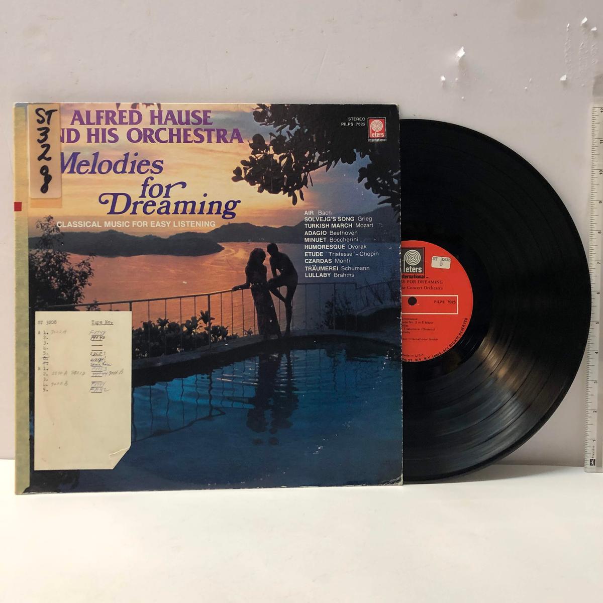 Alfred Hause and His Orchestra In Melodies of Dreaming Record Album