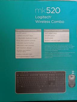 Logitech mk520 Wireless Mouse & Keyboard