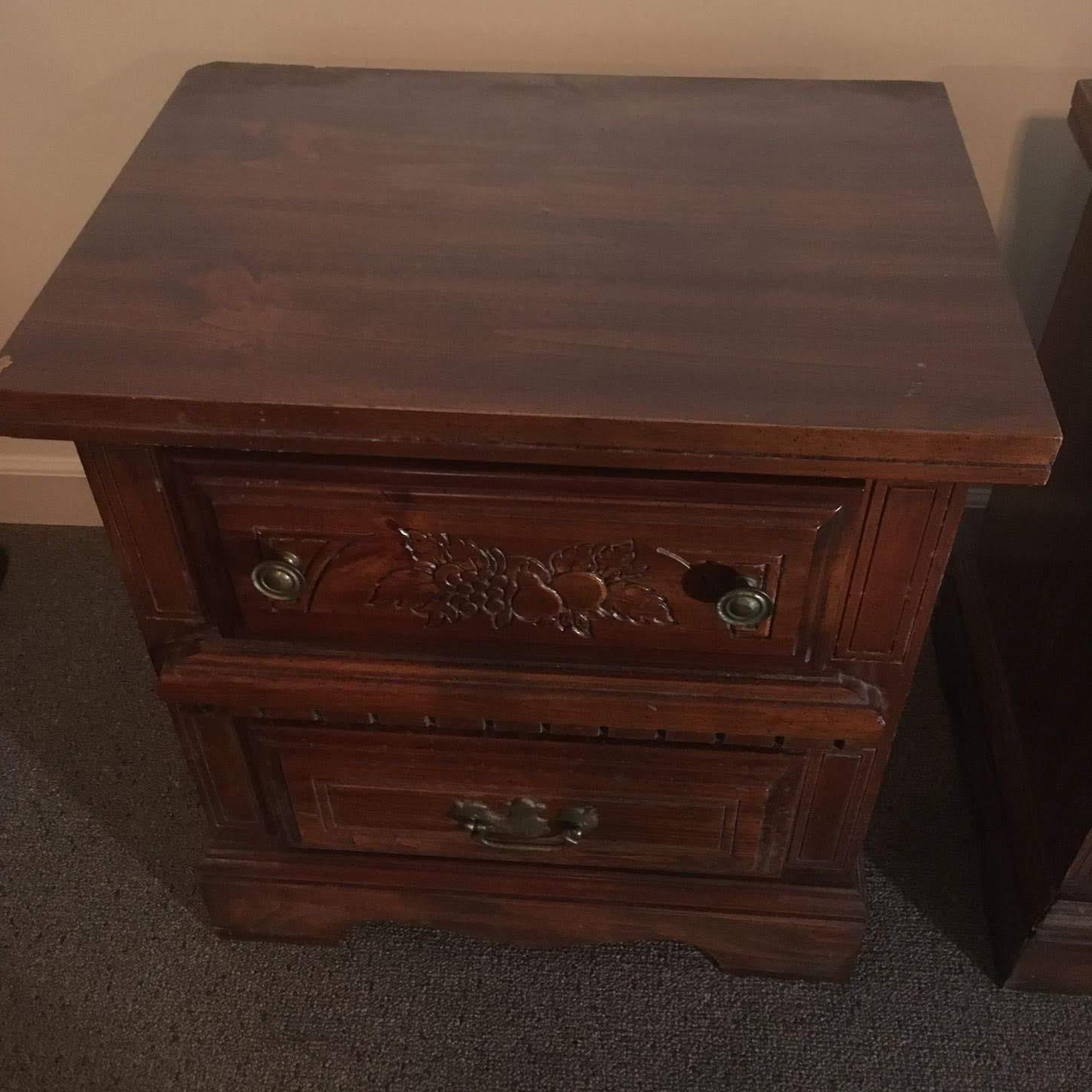 Pair of 2 Drawer Night Stands