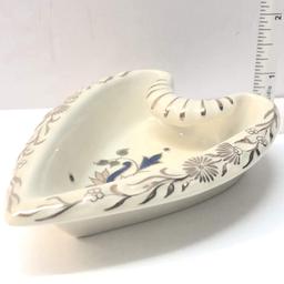 Zsolnay Porcelain Heart Pin Dish