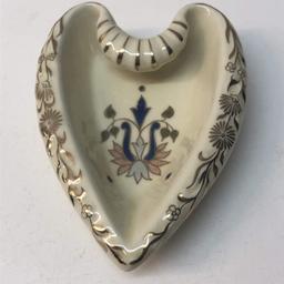 Zsolnay Porcelain Heart Pin Dish