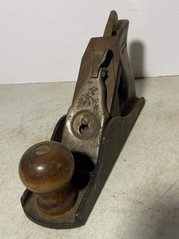 Early Metal Plane with Wooden Handle & Ball