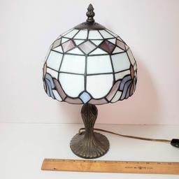 Vintage Tiffany Style Lamp Stained Glass Shade