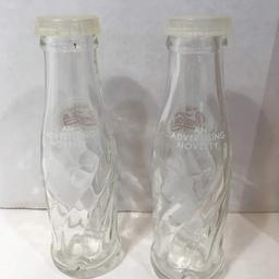 Pair of Pepsi-Cola Novelty Glass Salt and Pepper Shakers