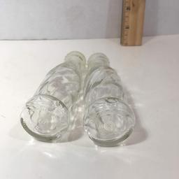 Pair of Pepsi-Cola Novelty Glass Salt and Pepper Shakers