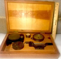 Antique Scale in Wooden Case