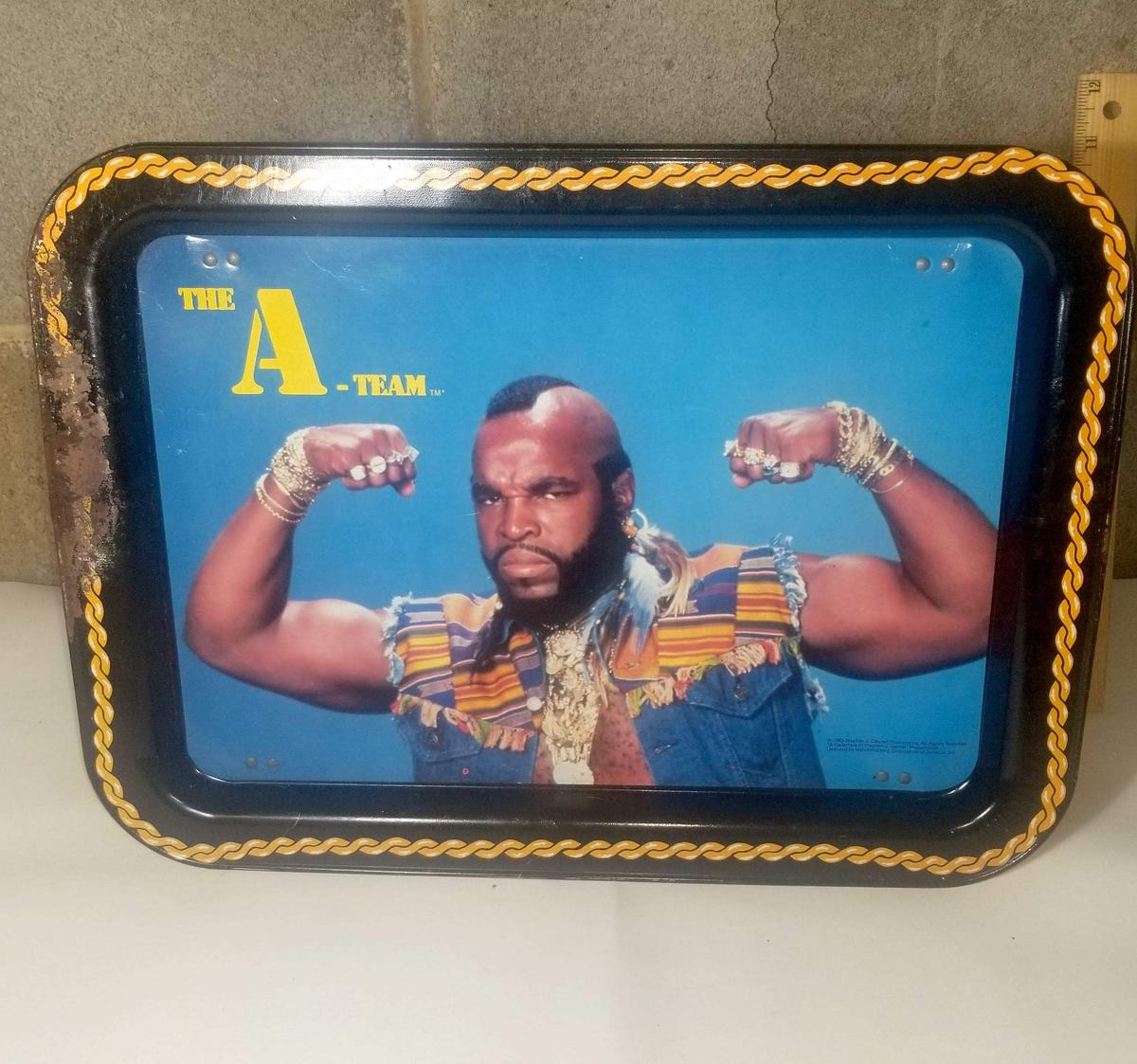 Vintage Mr. T Metal Tray Table