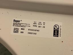 Roper Washing Machine Model RTW4516FW2 - Works!