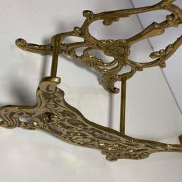 Ornate Brass Book Easel