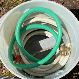 Lot of Sprinklers & Hose