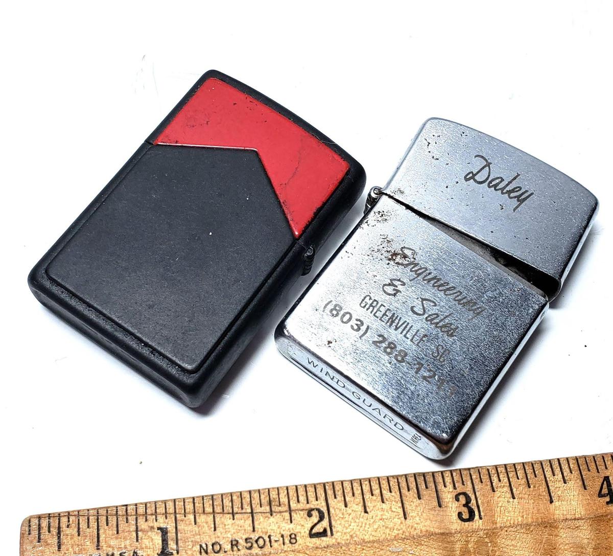 Vintage Zippo Lighter Lot of 2