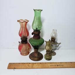 Vintage Oil Lamp Lot