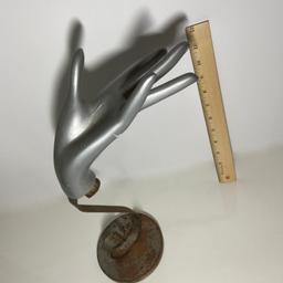 Vintage Hand Display on Metal Base