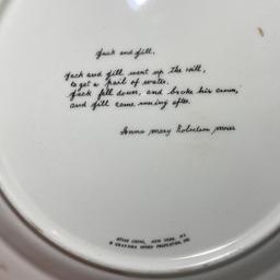 “Grandma Moses” Jack & Jill Plate